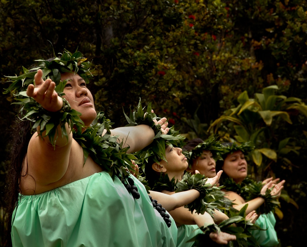 Hula at Volcanoes National Park, Big Island by Erwin Morata