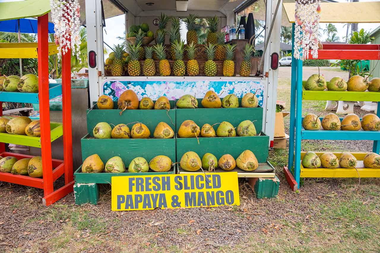 Moving to Kauai Hawaii: Kauai roadside fruit stands