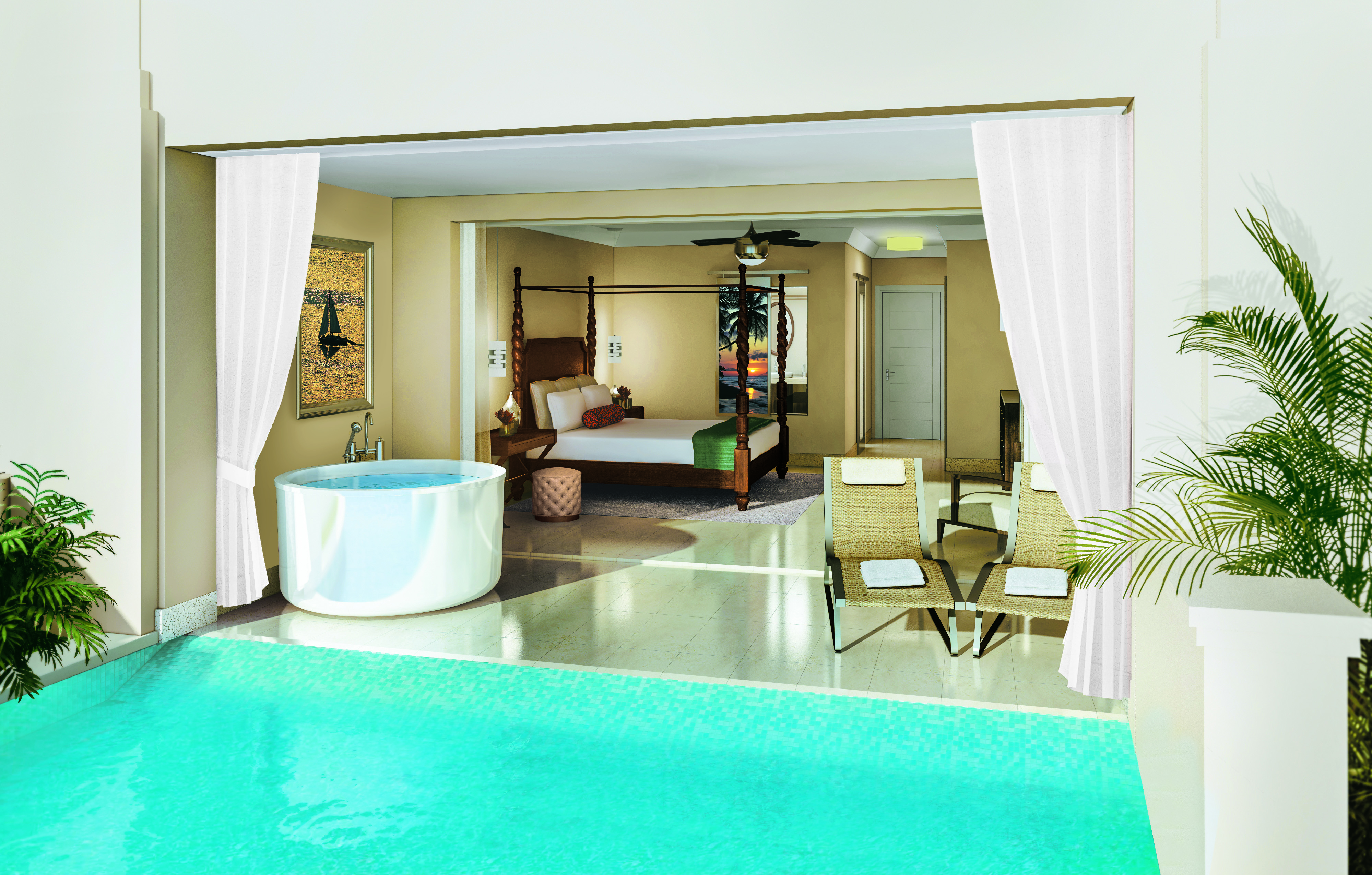 Crystal Lagoon Swim-Up Suite