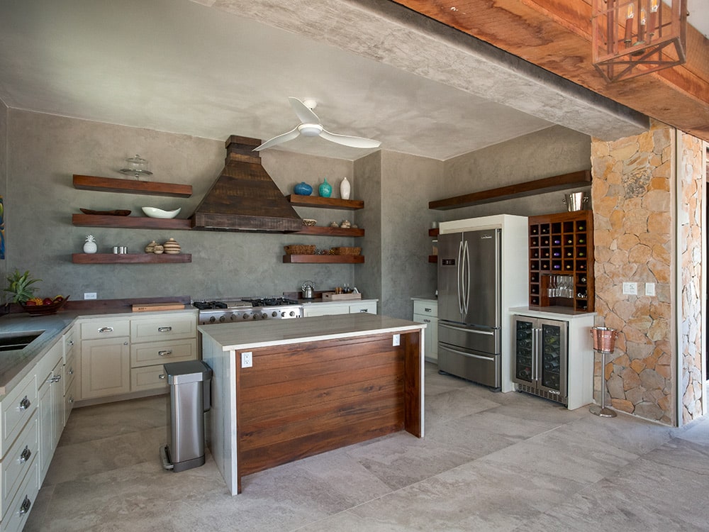 Kitchen at Gladden Private Island