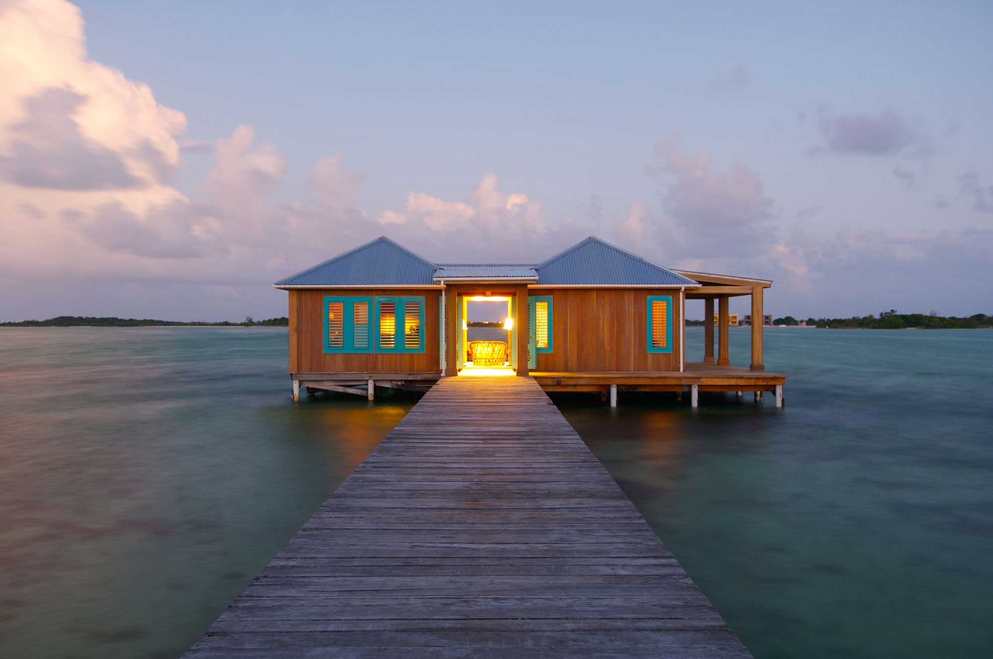 Overwater Bungalow Resorts Outside Tahiti | Belize | Cayo Espanto