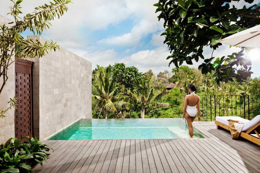 Uma Ubud Bali private plunge pool suite