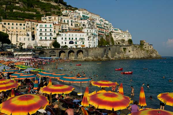 Amalfi beach