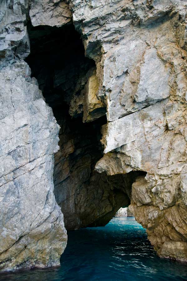 Capri's coastline