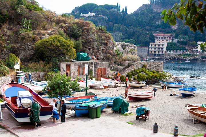 Sicily fishing village