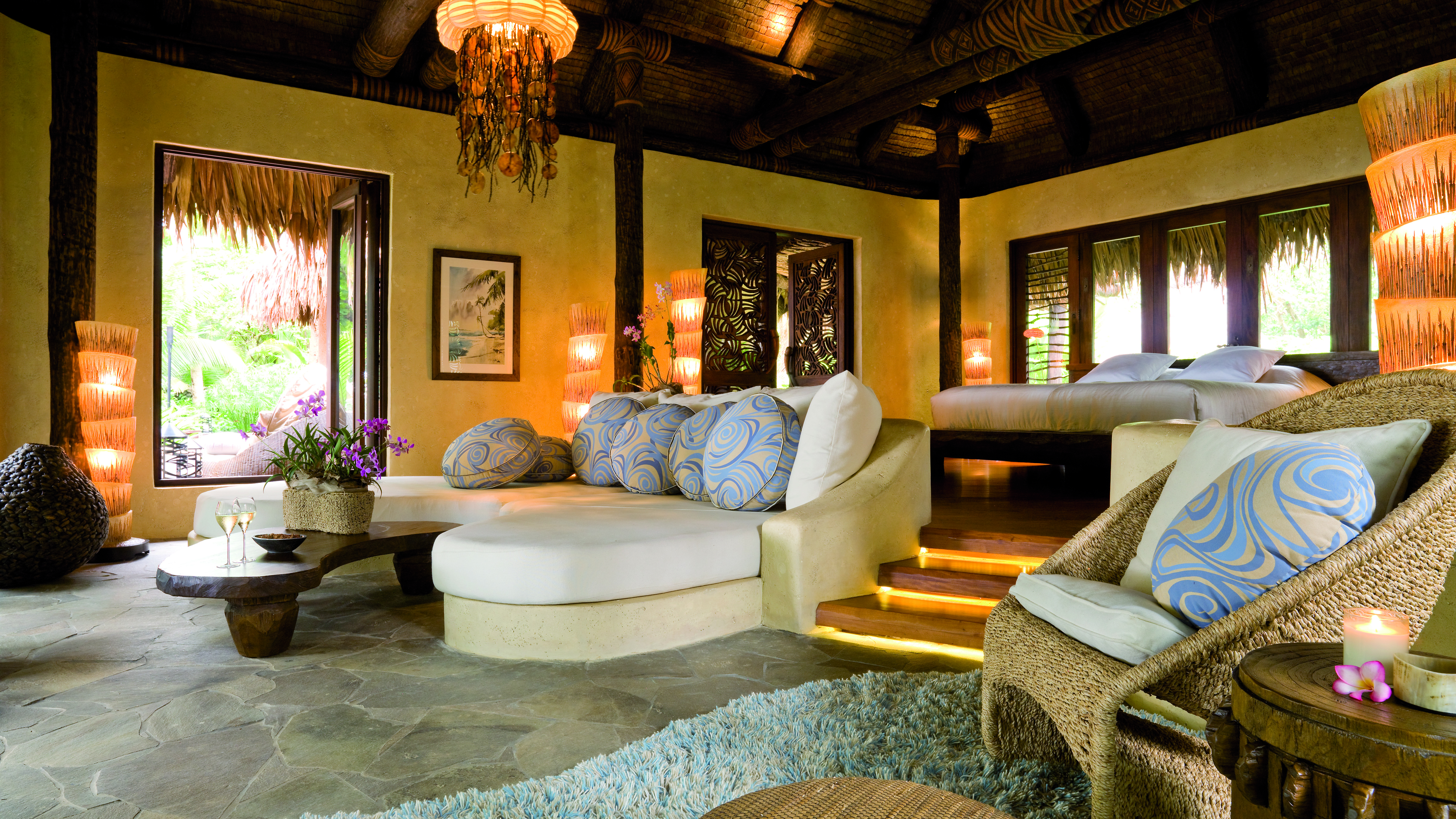 Laucala Island Resort Fiji Relaxing Bedroom