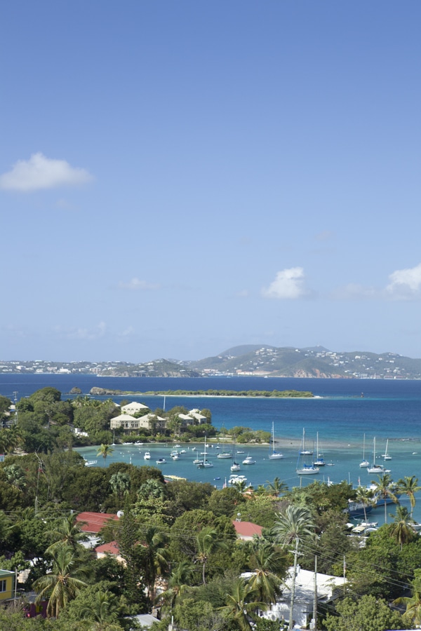 USVI Best Island to Live On St. John Cruz Bay scene