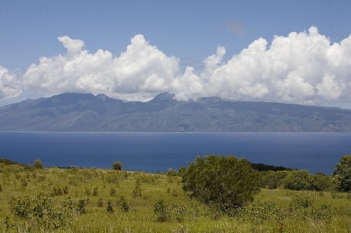 view of Molokai from Maui