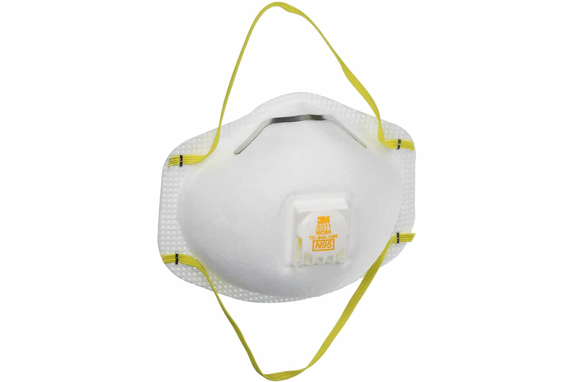 3M Particulate Respirator 8511 N95 with 3M Cool Flow Exhalation Valve