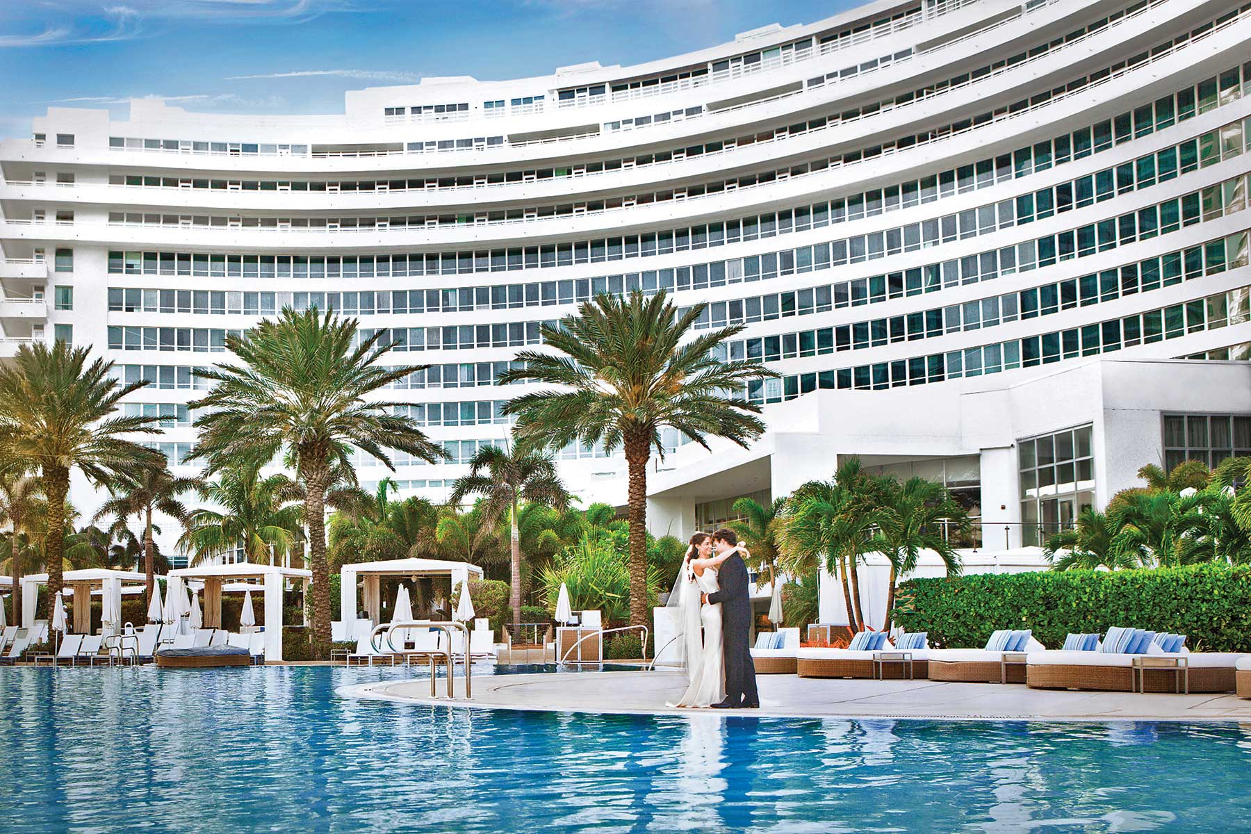 38 Wedding Venues You Have to See | Fontainebleau Miami, Florida