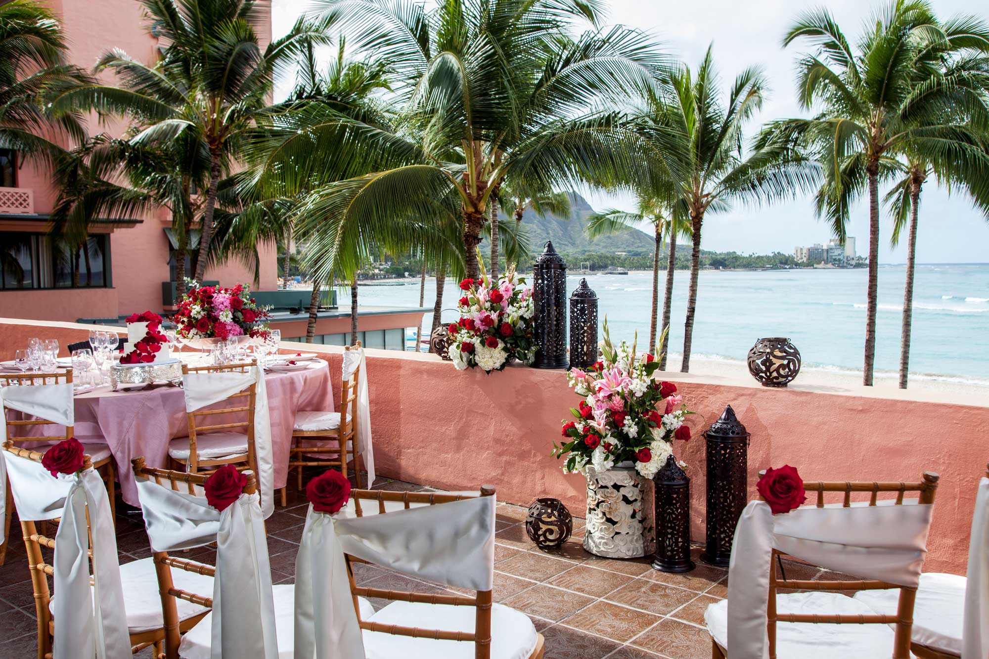 38 Wedding Venues You Have to See | The Royal Hawaiian, a Luxury Collection Resort, Honolulu, Oahu, Hawaii