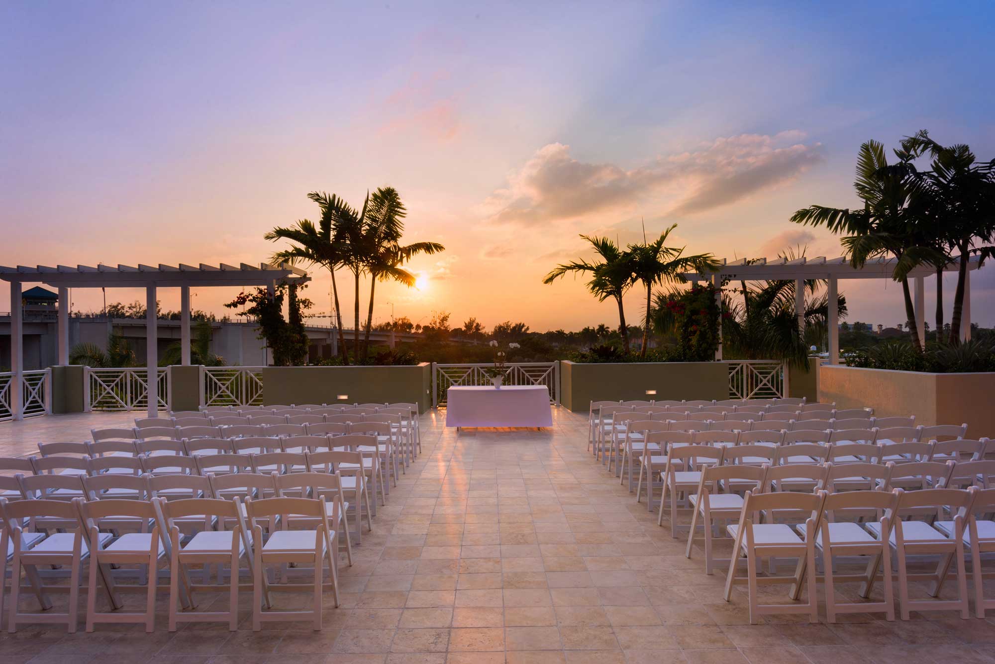 38 Wedding Venues You Have to See | Wyndham Grand Jupiter at Harbourside Place, Jupiter, Florida