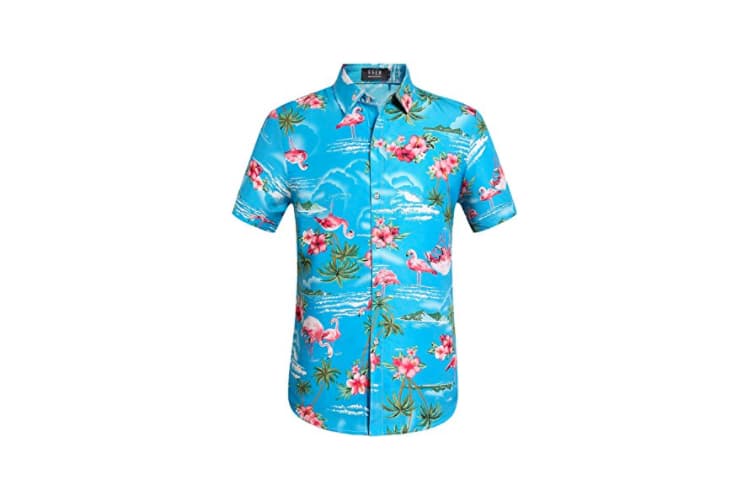 SSLR Flamingos Hawaiian Shirt