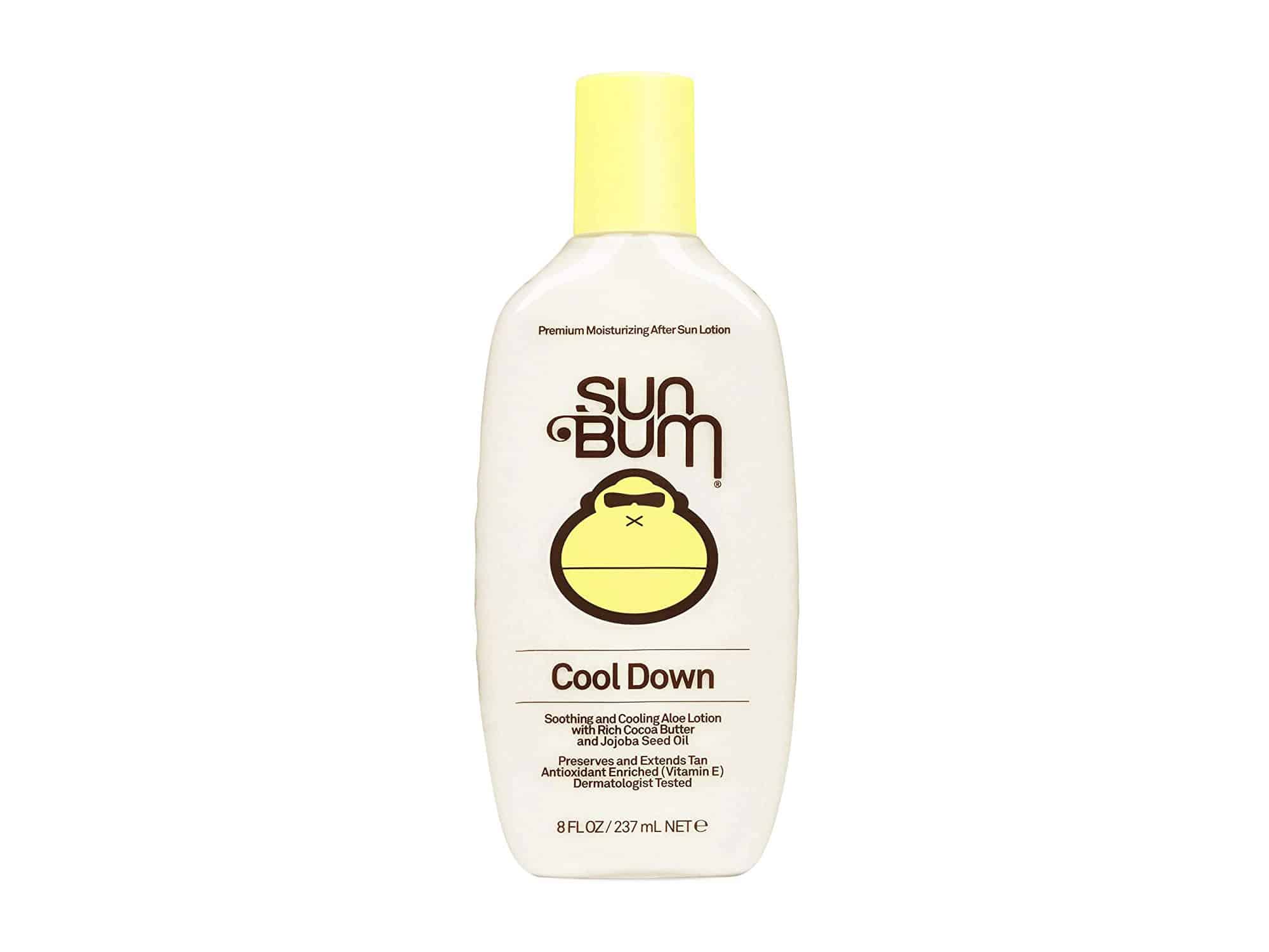 Sun Bum Cool Down Aloe Vera Lotion | Vegan and Hypoallergenic After Sun Care with Cocoa Butter to Soothe and Hydrate Sunburn Pain Relief | 8 oz