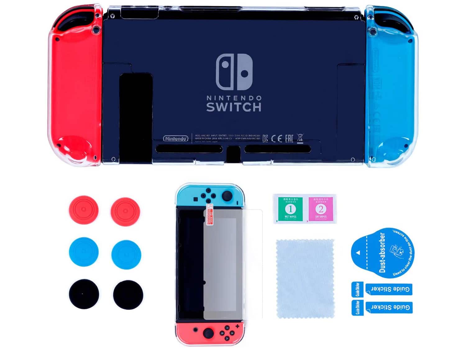 FunDirect Accessories Case for Nintendo Switch