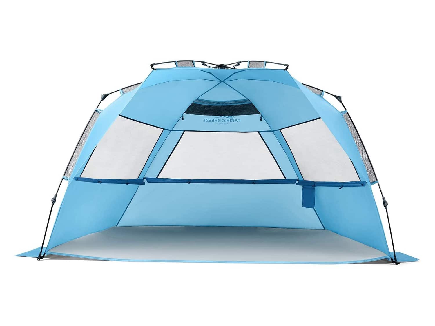 Pacific Breeze Easy Setup Beach Tent Deluxe XL