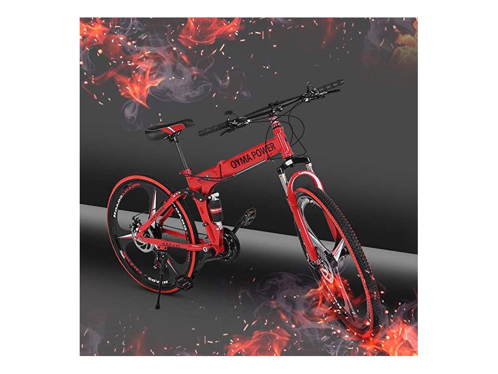 PUTEARDAT 26 inch Folding Mountain Bike