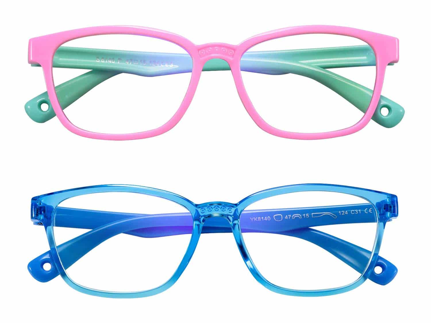 AHXLL Kids Blue Light Blocking Glasses