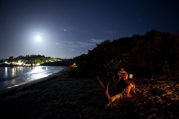 USVI Best Islands to Live On St. Croix bonfire scenery