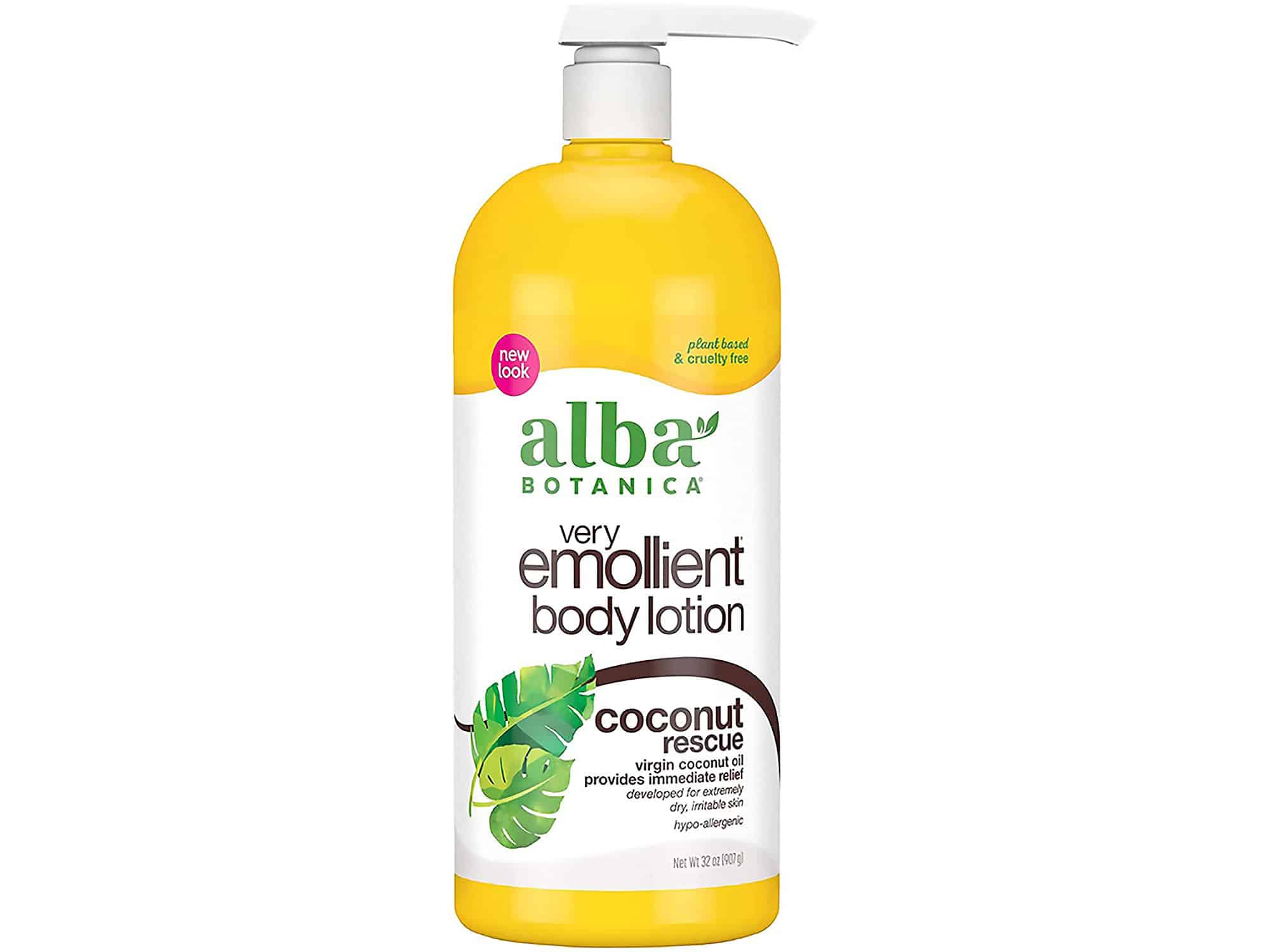 Alba Botanica Very Emollient Body Lotion, Coconut Rescue, 32 Oz