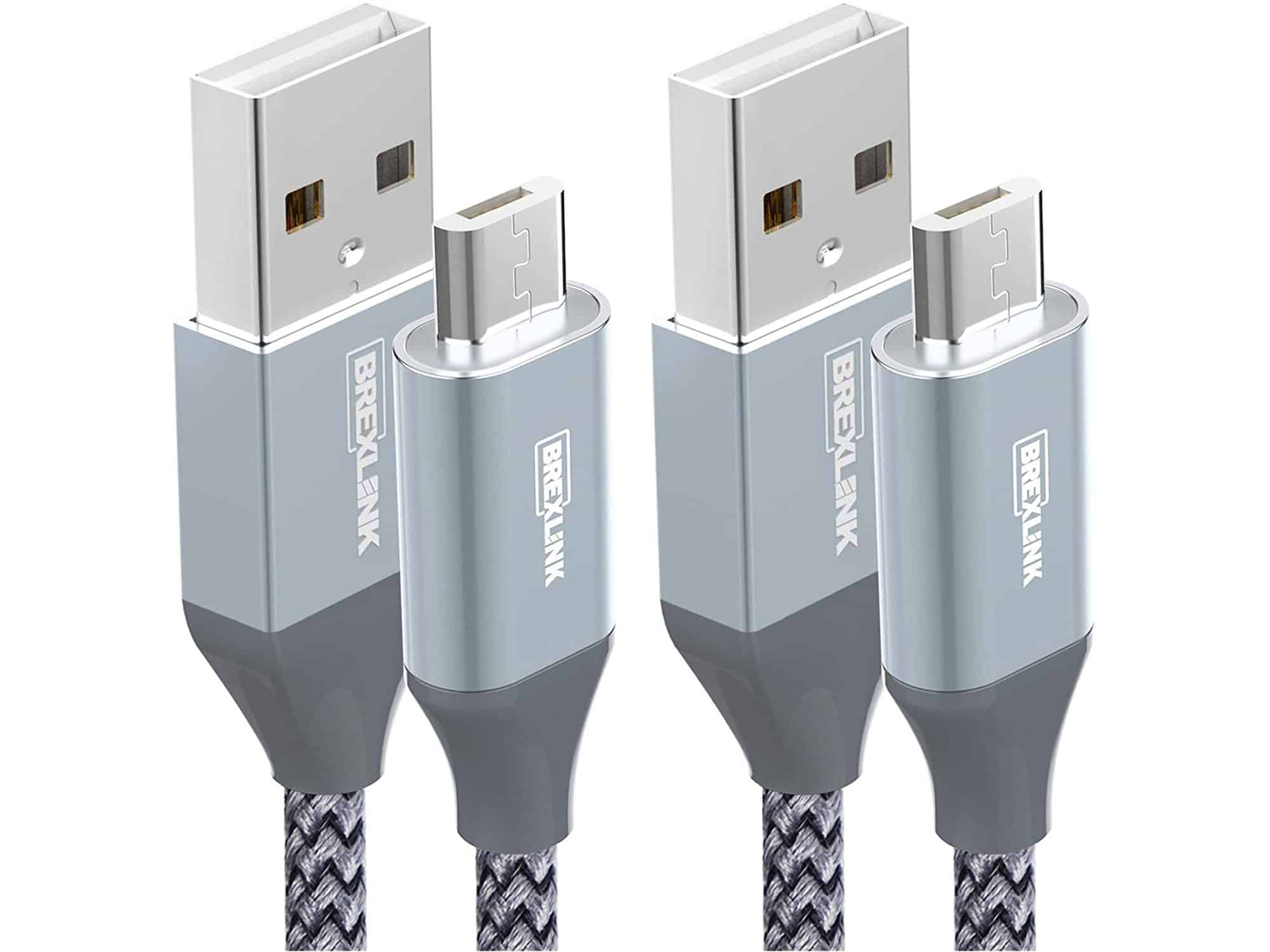 BrexLink Micro USB to USB 2.0 Cable (2-Pack, 6.6 FT)