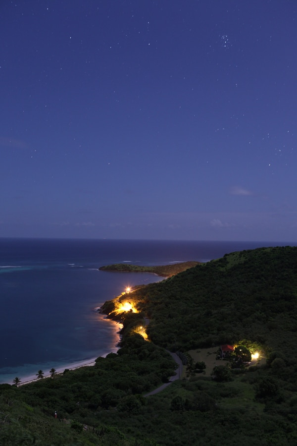 USVI St. Croix Best Islands to Live On Point Udall night scenery