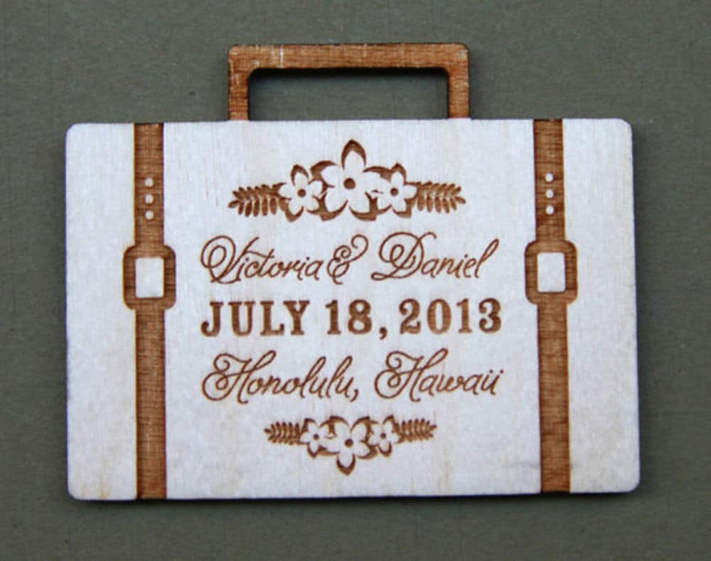 8 Travel-Themed Save-the-Dates Perfect for a Destination Wedding | Travel Wedding Invitations | Creative Save the Date Magnets, Photos, Luggage Tags | Suitcase