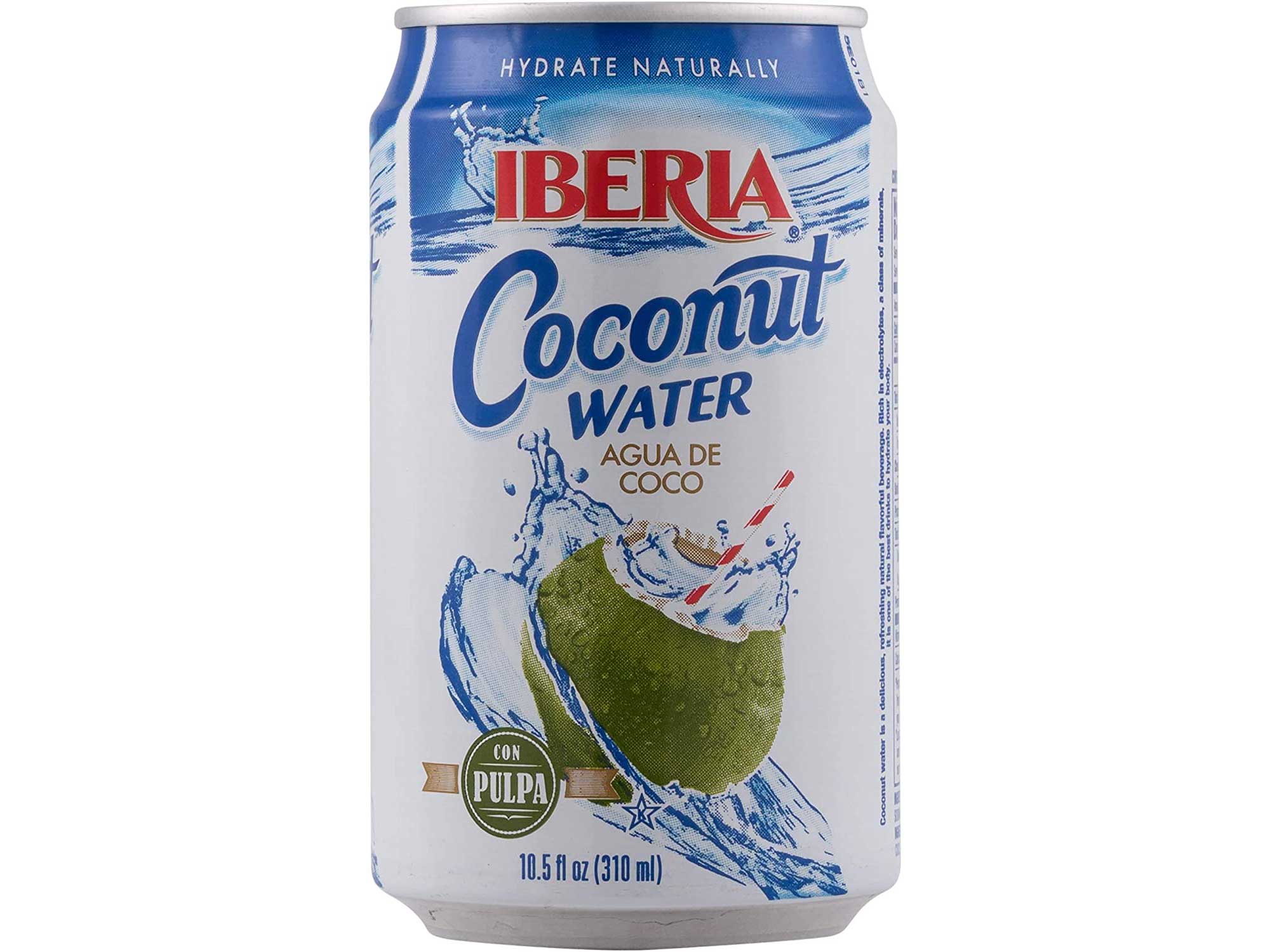 Iberia Coconut Water With Pulp, 10.5 Fl Oz (Pack of 24)