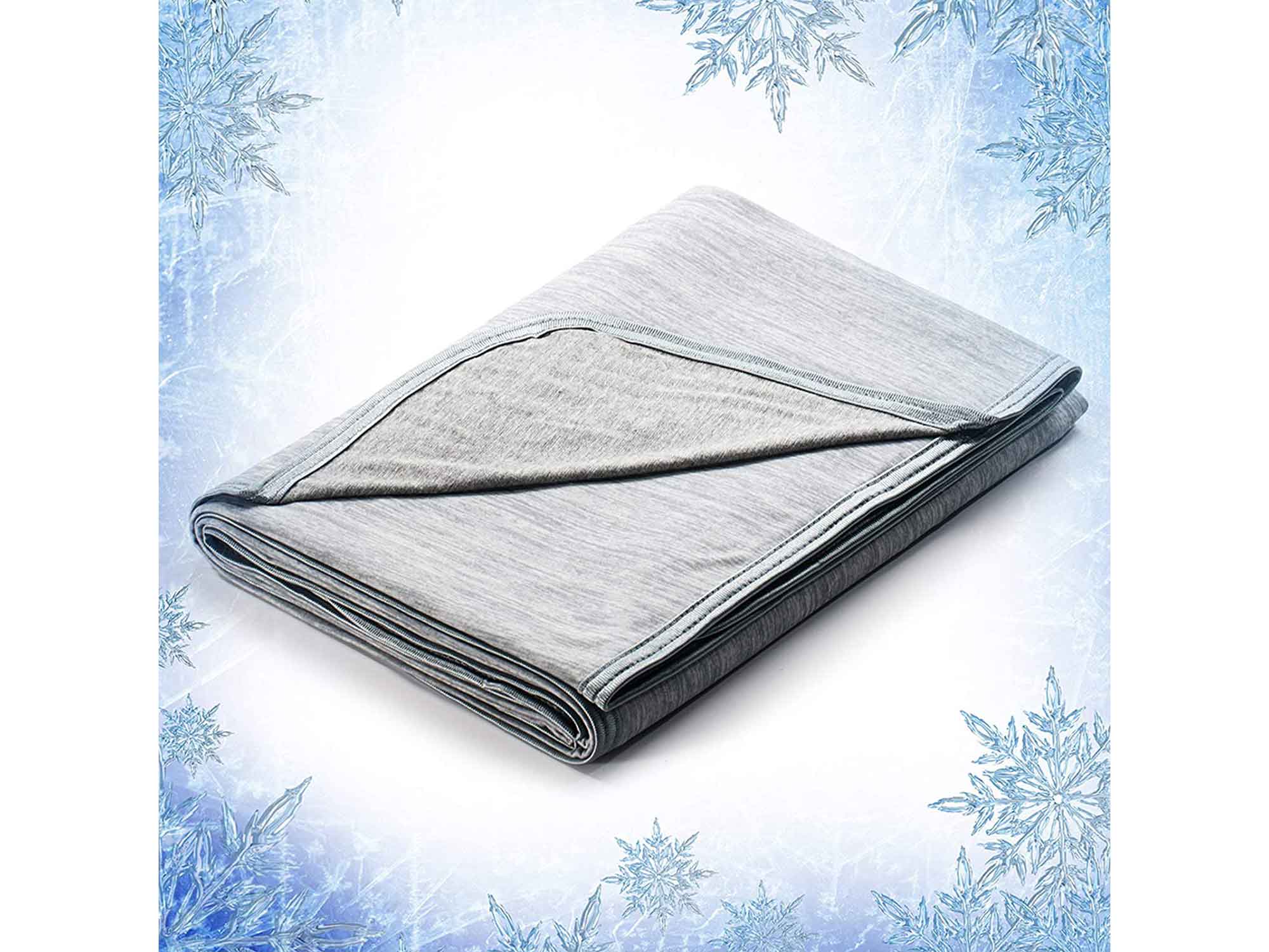 Elegear Revolutionary Cooling Blanket Absorbs Heat to Keep Adults, Children, Babies Cool on Warm Nights. Japanese Q-Max 0.4 Arc-Chill Cooling Fiber, Breathable, Comfortable, Hypo-Allergenic