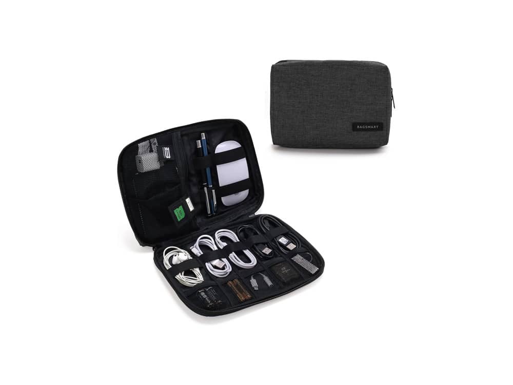 BAGSMART Electronic Organizer Small Travel Cable Organizer Bag