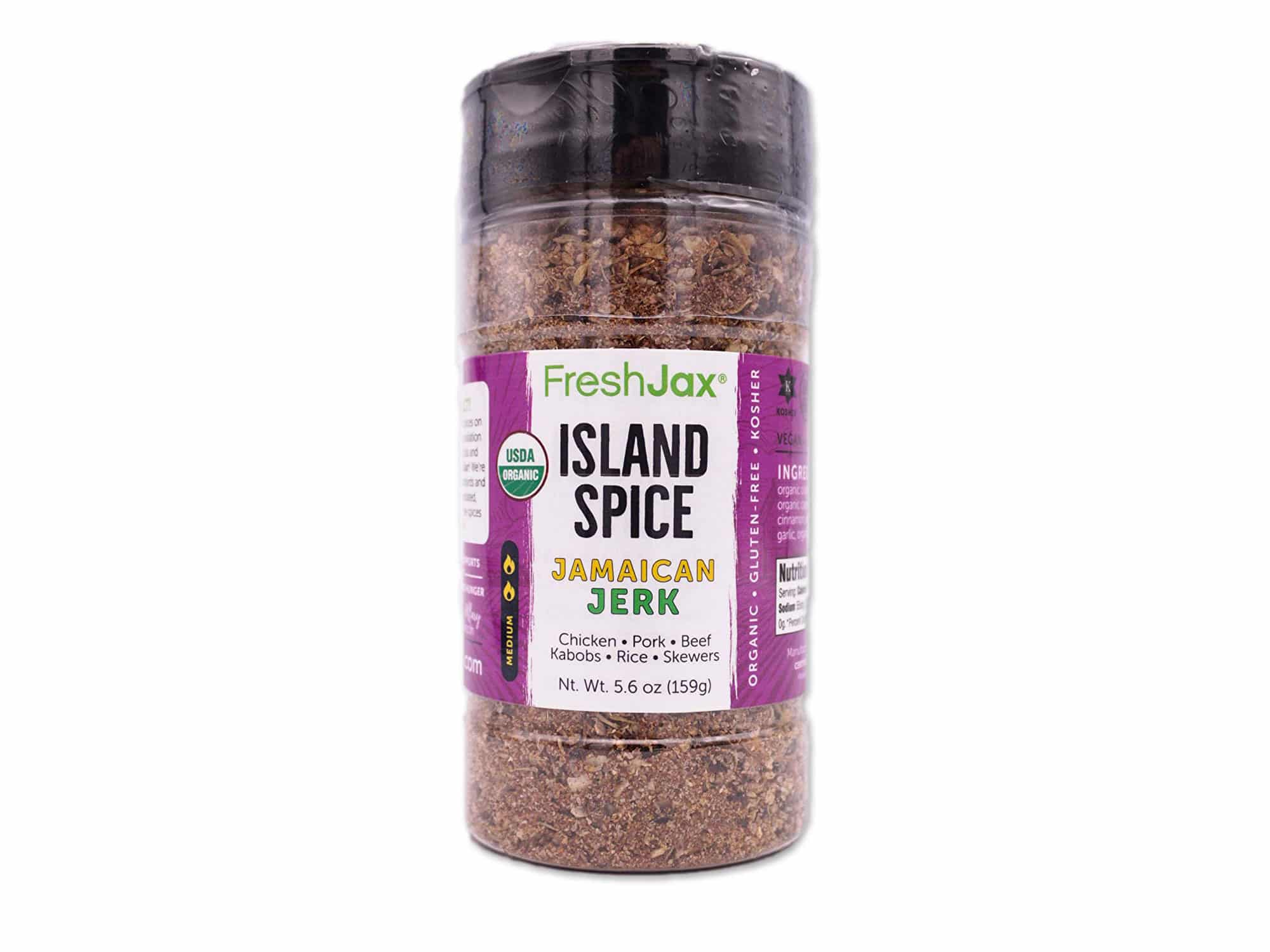 FreshJax Premium Gourmet Spices and Seasonings (Island Spice: Organic Jamaican Jerk)