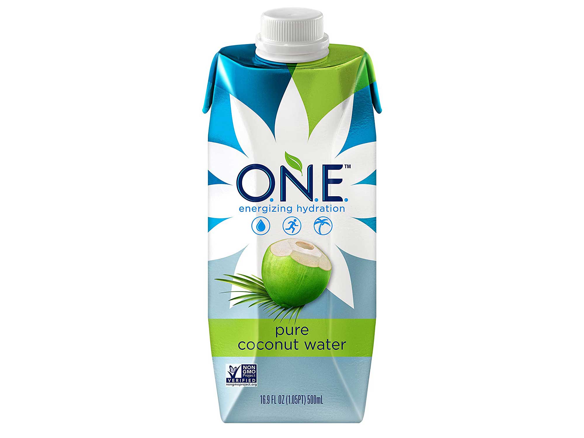 O.N.E. Pure Coconut Water, Non-GMO Project Verified, No Added Sugar, Gluten Free, 16.9 Ounce (Pack of 12)