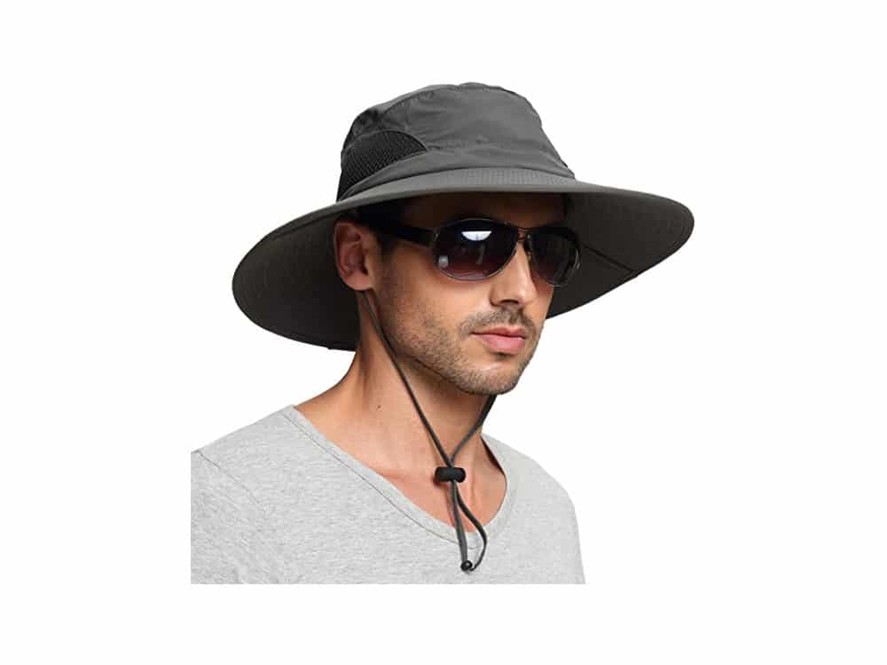 EINSKEY Sun Hat for Men/Women, Summer UV Protection SPF Waterproof Boonie Hat for Fishing Hiking Garden Safari Beach