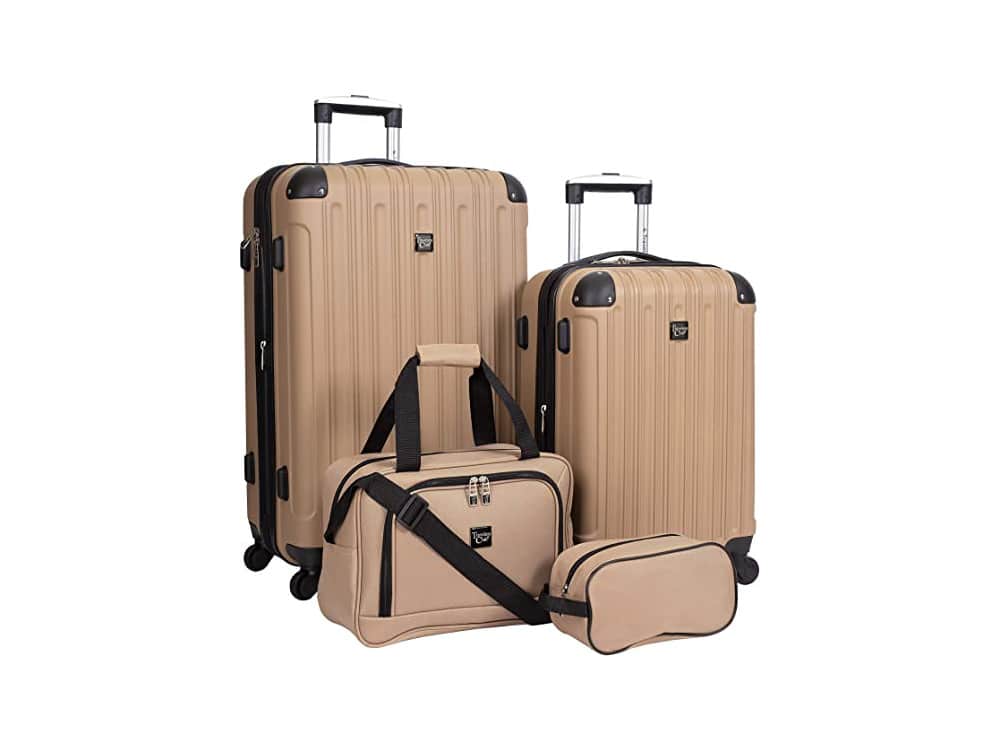 Travelers Club 4 Piece Midtown Luggage Set