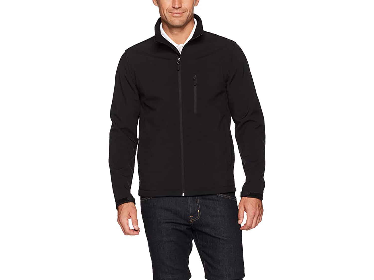 Amazon Essentials Men's Water-Resistant Softshell Jacket