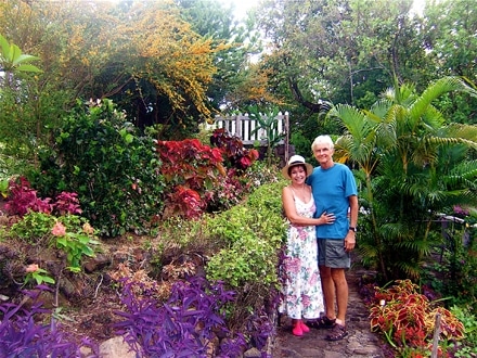 Expat Location: Bequia, St. Vincent & the Grenadines - Doug and Julie in Zeebreeze Garden