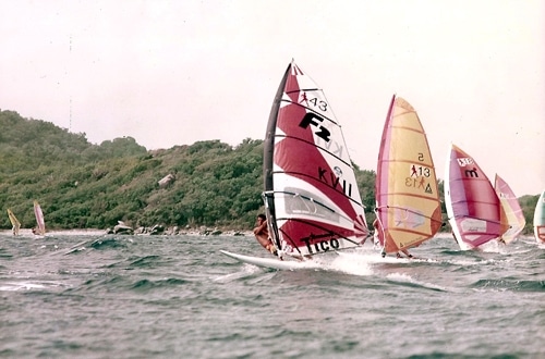 Andy Morrell on his way to winning the HIHO in 1986.