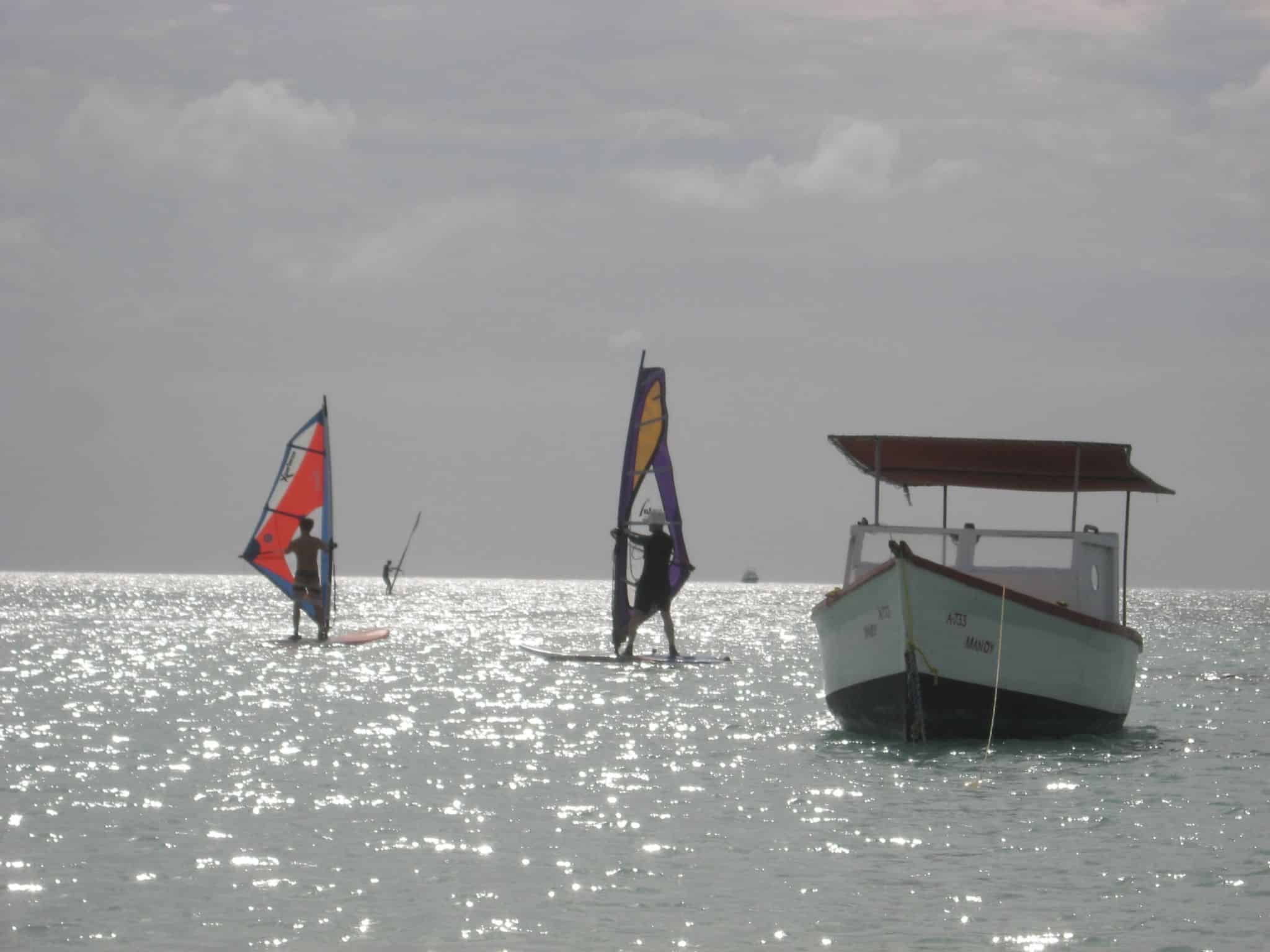 Matthew Windsurfs Aruba