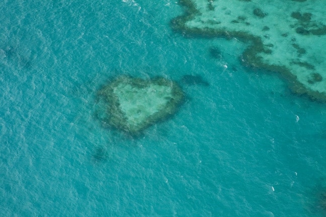 Heart Reef, Great Barrier Reef, Australia