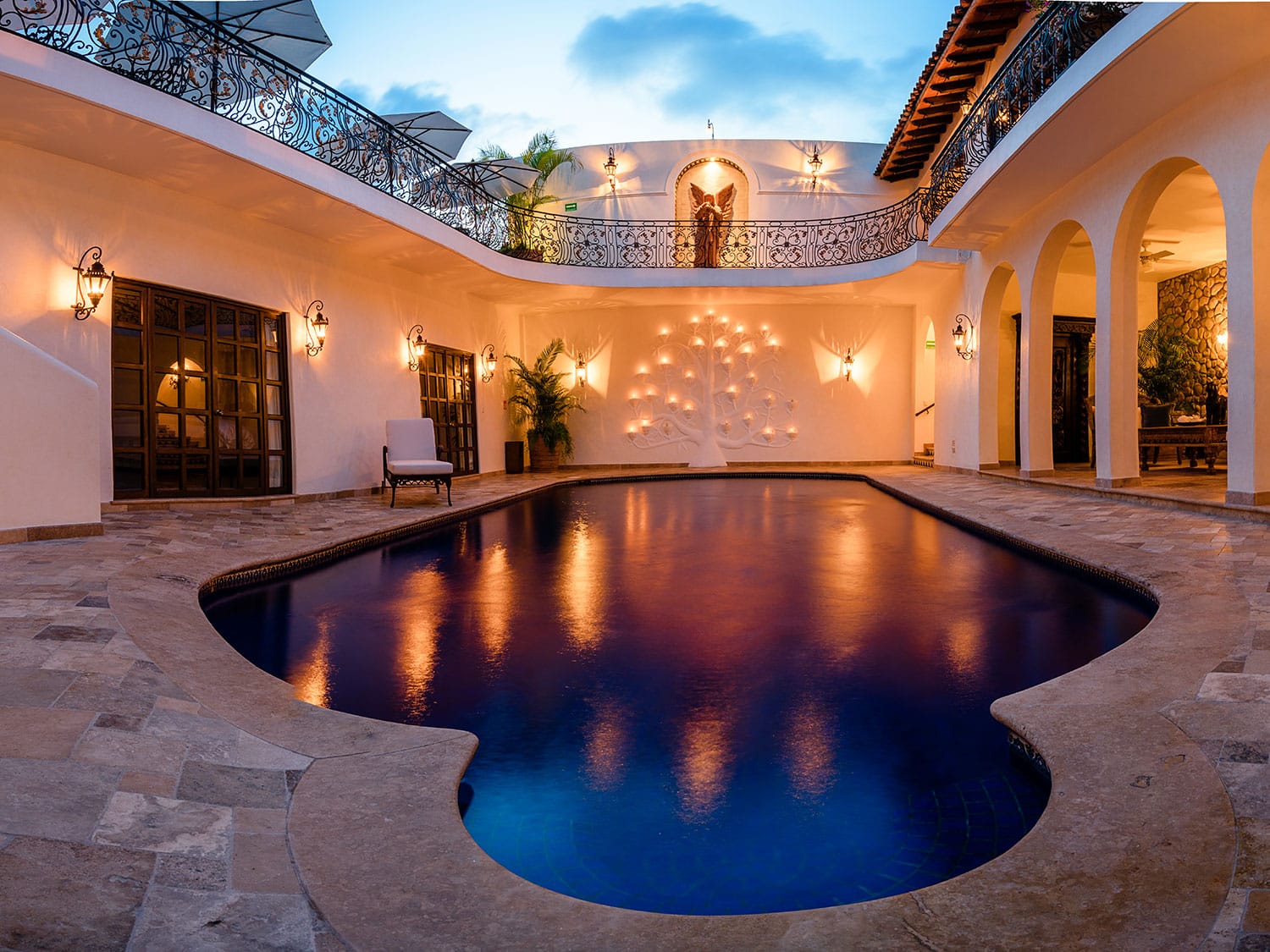 Enchanting pool at the Casa Kimberly
