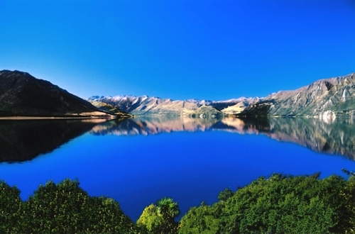 Honorable Mention: Moutain Lake, South Island, New Zealand, taken by Jim Magers from Sherwood, AR