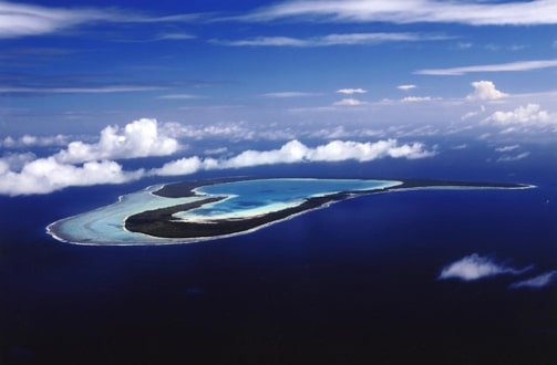 Honorable Mention: Tupai Atoll off Bora-Bora, taken by Joan Scala from New Hope, PA