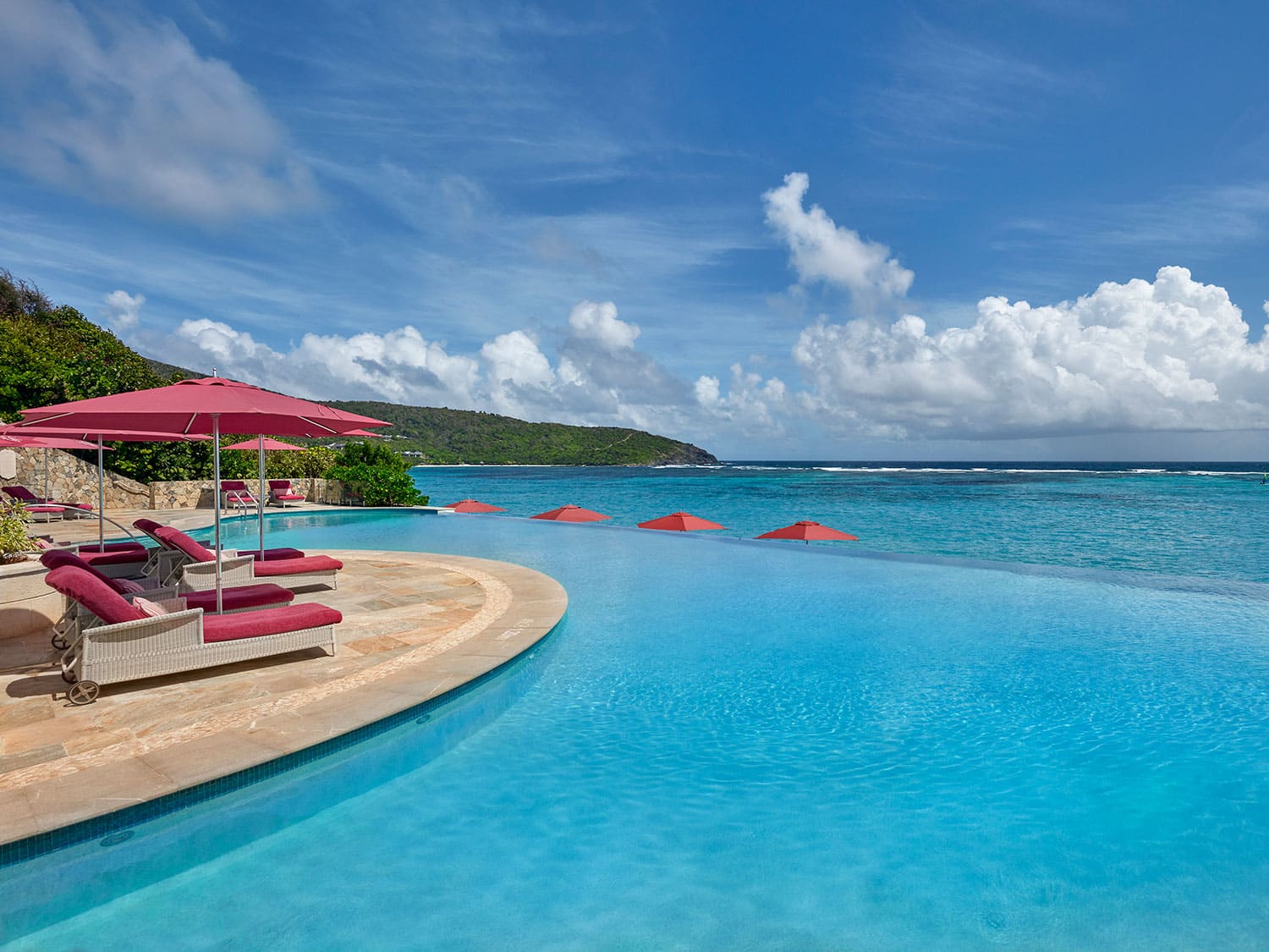 Mandarin Oriental Canouan pool