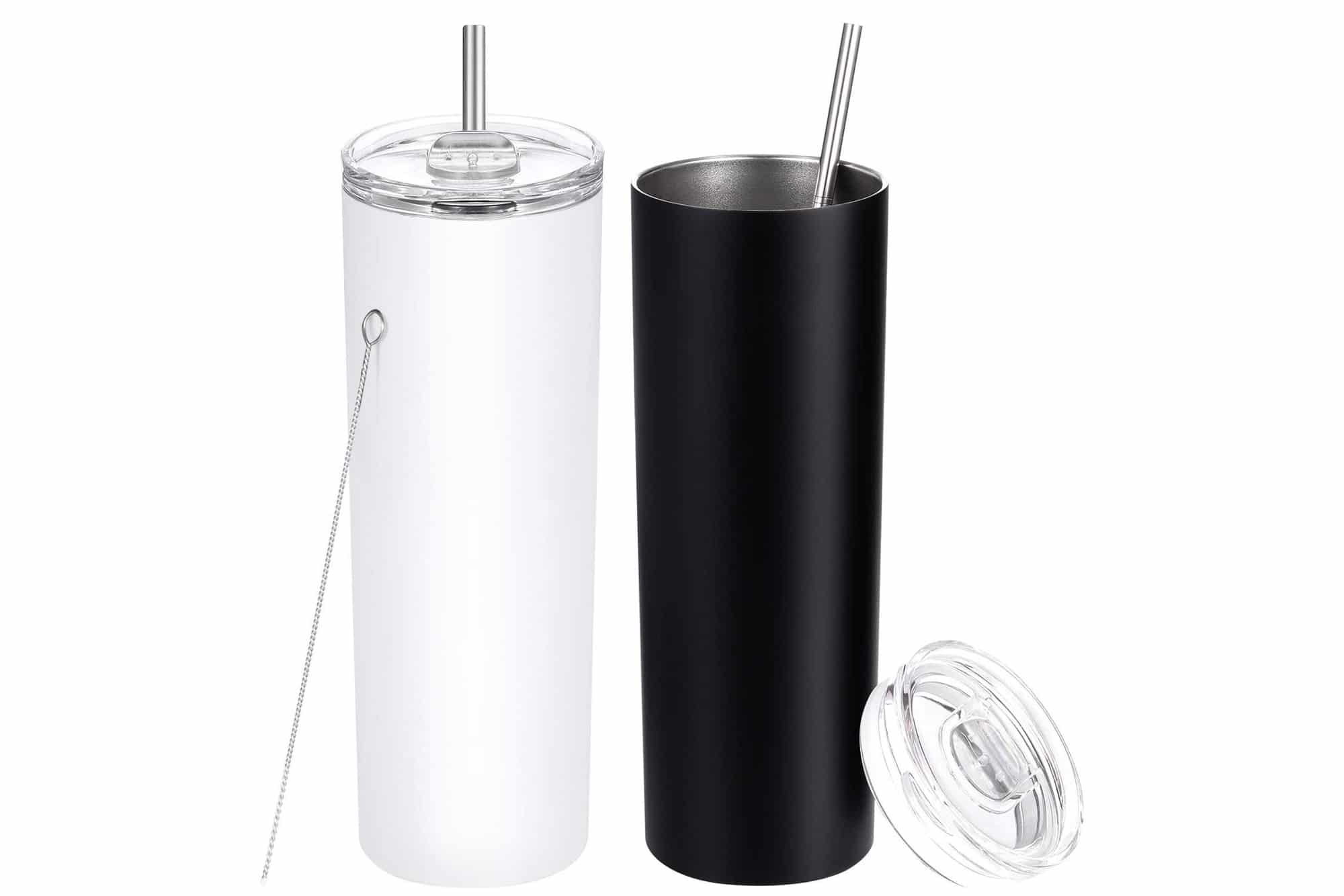 Maxdot 2-pack Stainless Steel Skinny Tumbler