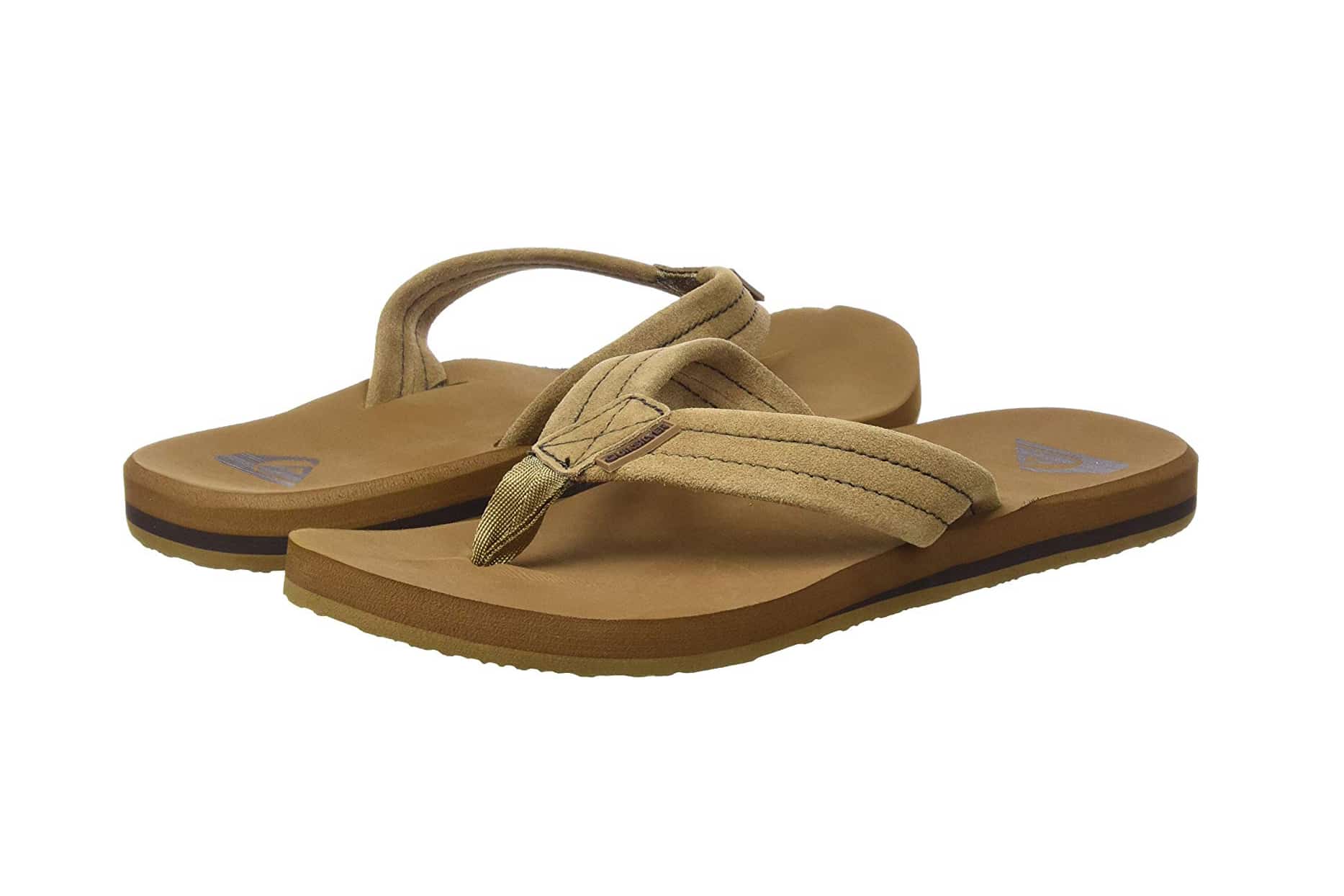 Quiksilver Men's Carver Suede 3-Point Flip-Flop