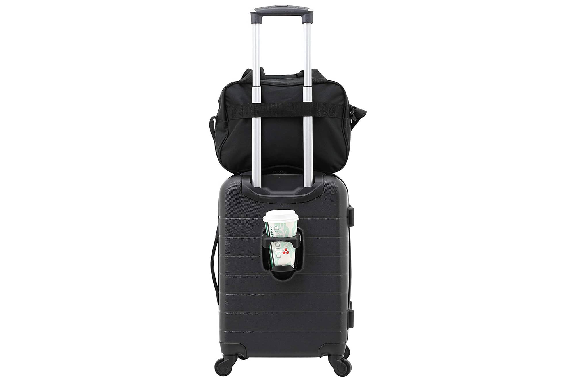 Wrangler 2-piece Smart Spinner Carry-on Luggage Set