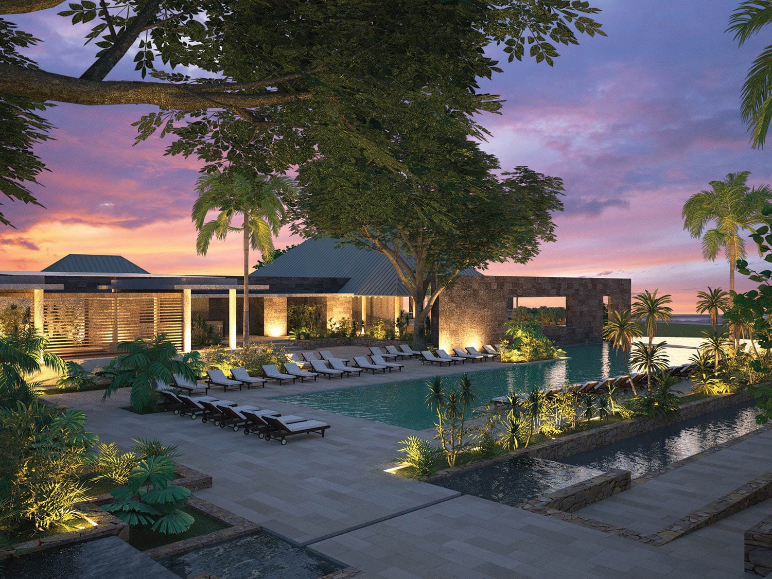 Mauritius Resort pool