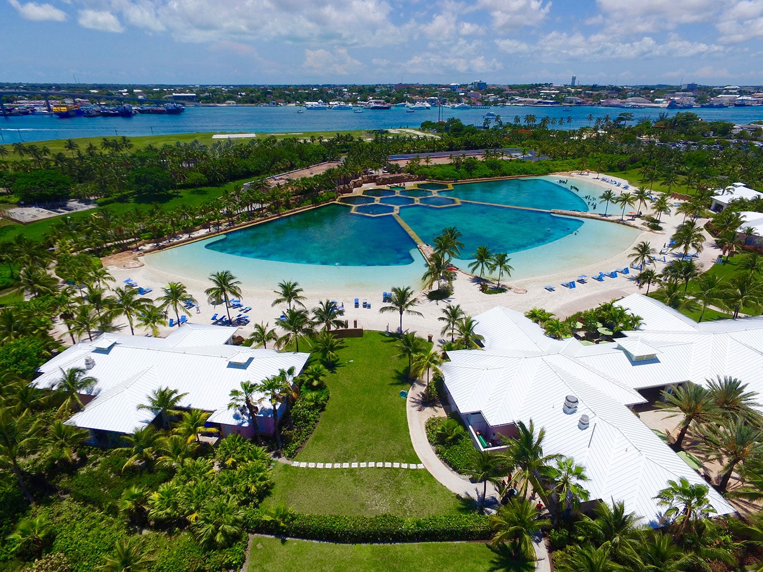 An Atlantis island beach resort.
