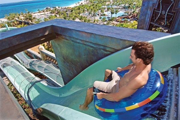 atlantis abyss water slide