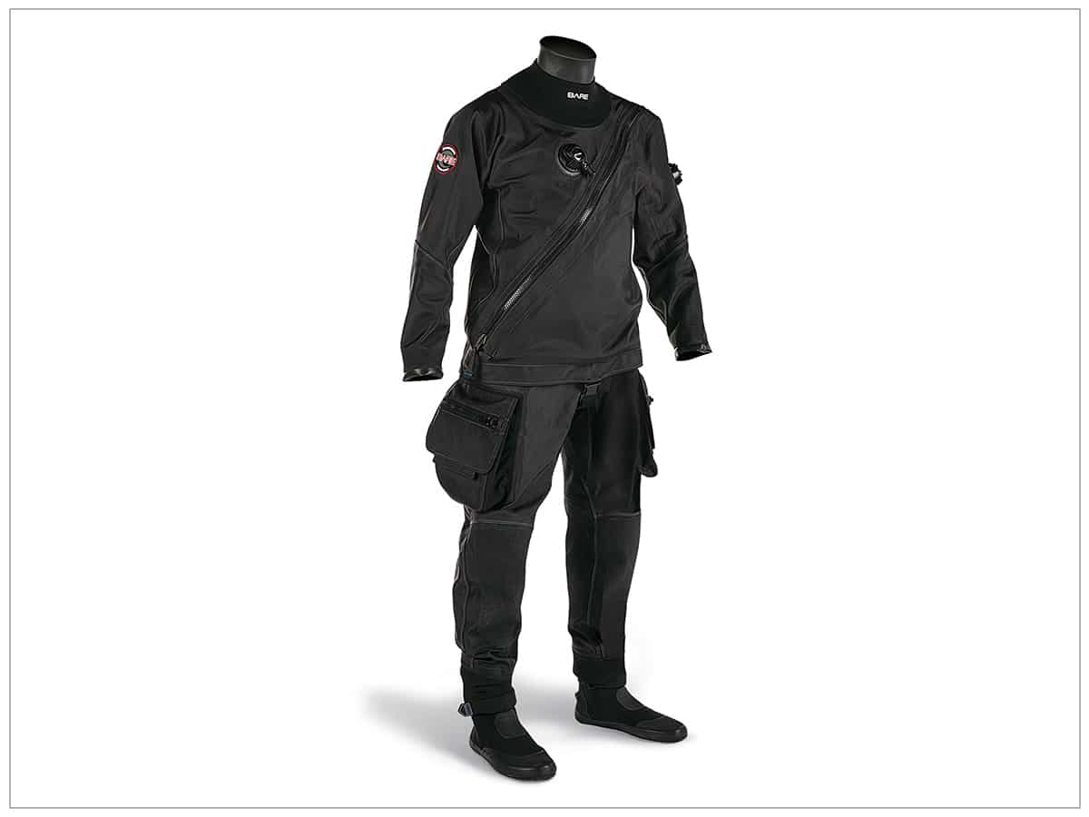 Bare X-Mission Drysuit for cold-water scuba diving